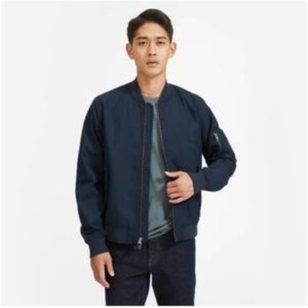 Everlane The Bomber Jacket Uniform Navy Mens S